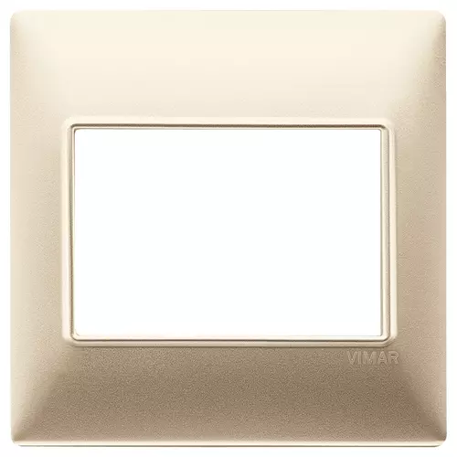 Vimar - 14648.22 - Plaque 3M BS techn.champagne mat