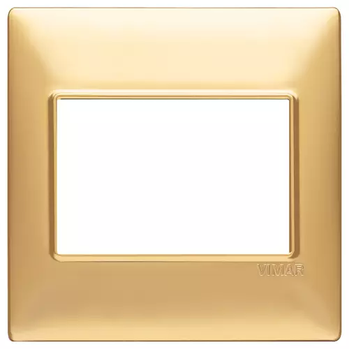 Vimar - 14648.25 - Abdeckrahmen 3M BS Techn. mattgold