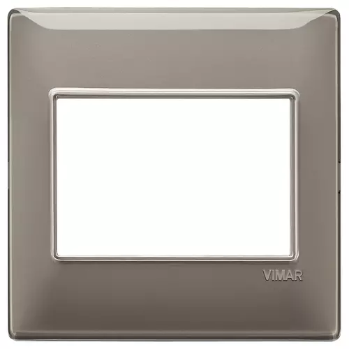 Vimar - 14648.40 - Plaque 3M BS Reflex cendre