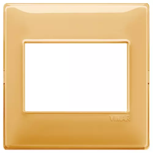 Vimar - 14648.43 - Plaque 3M BS Reflex ambre