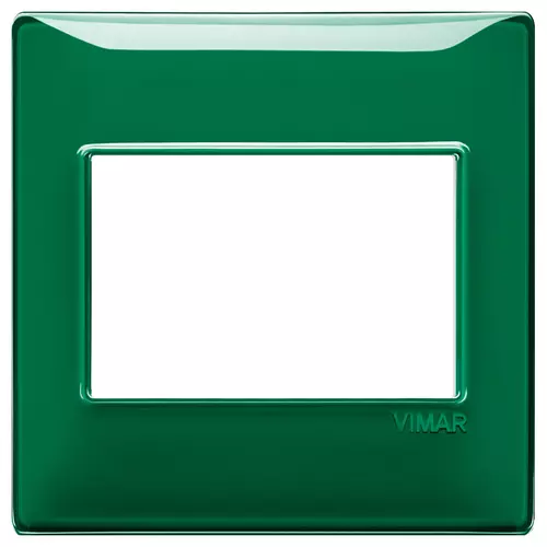 Vimar - 14648.47 - Plaque 3M BS Reflex émeraude