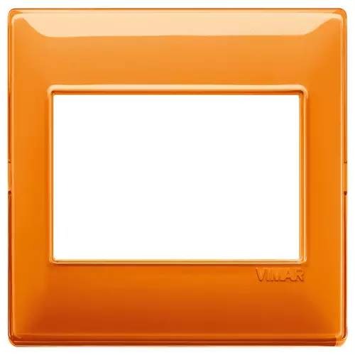 Vimar - 14648.48 - Plate 3M BS Reflex orange