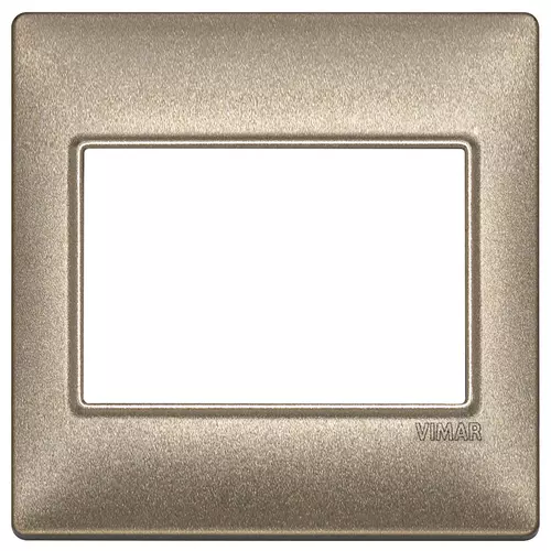 Vimar - 14648.70 - Abdeckrahmen 3M BS Techn.bronze-metallic