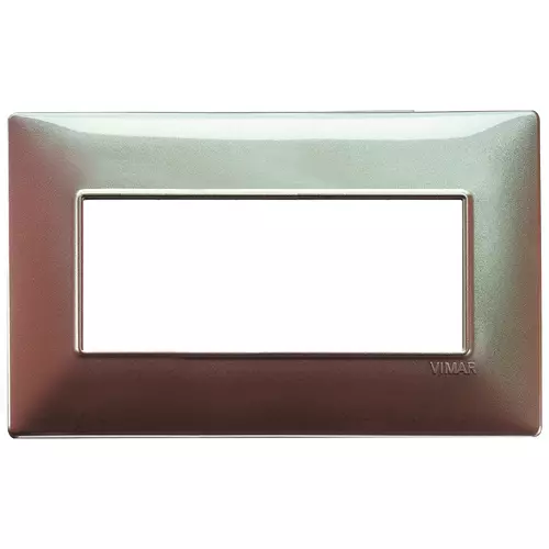 Vimar - 14649.23 - Plate 5M BS techn.iridescent brown