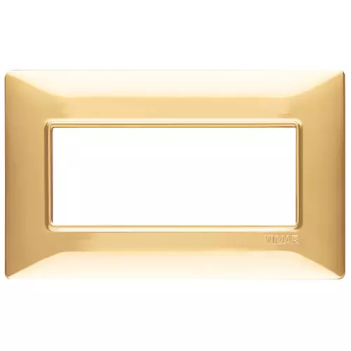Vimar - 14649.24 - Plate 5M BS techn. polished gold