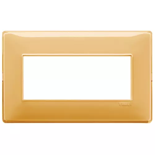 Vimar - 14649.43 - Plate 5M BS Reflex amber