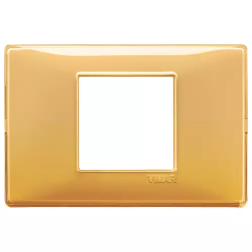 Vimar - 14652.43 - Plate 2centrM Reflex amber