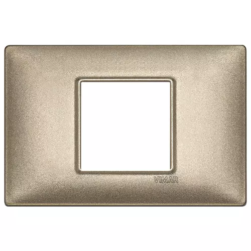 Vimar - 14652.70 - Placa 2M central metal bronce metalizado