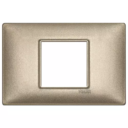 Vimar - 14652.70 - Abdeckrahmen 2zentM Met.bronze-metallic