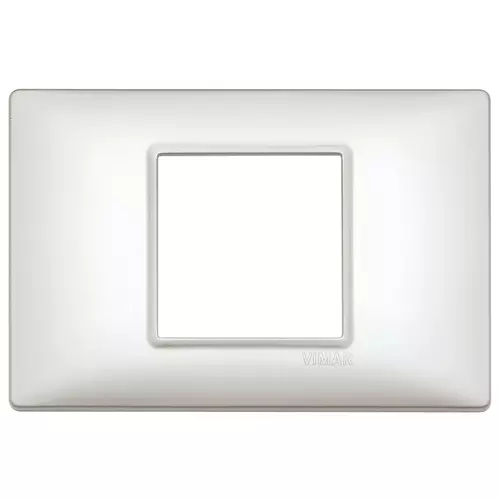 Vimar - 14652.75.01 - Placa 2Mcentral metal plata perlada