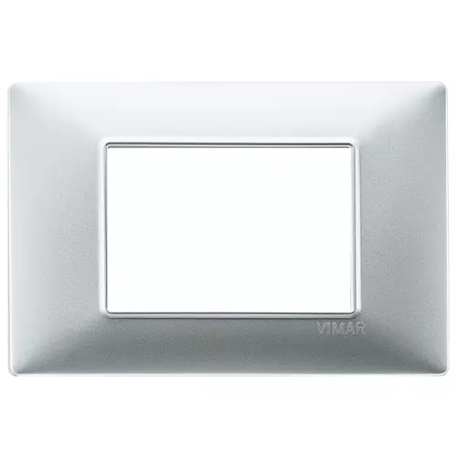 Vimar - 14653.20 - Placca 3M argento opaco