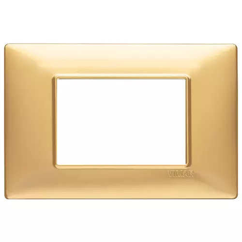 Vimar - 14653.25 - Placa 3M tecn. oro mate