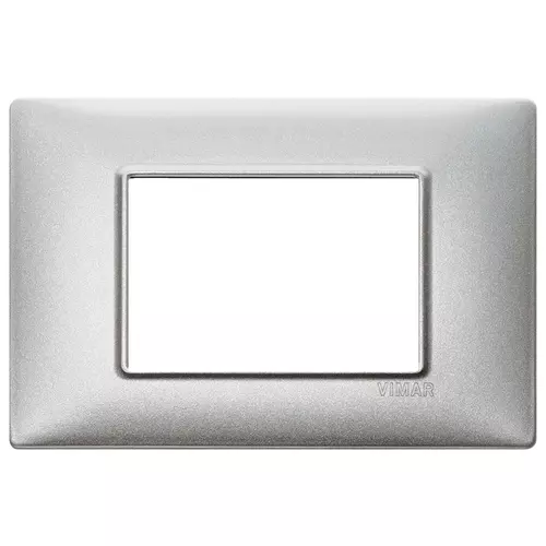 Vimar - 14653.27 - Placca 3M tecnopolimero Silver