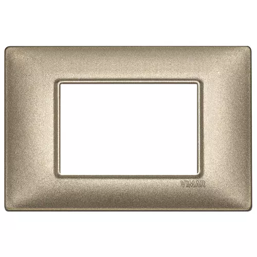 Vimar - 14653.70 - Plate 3M metal metallized bronze