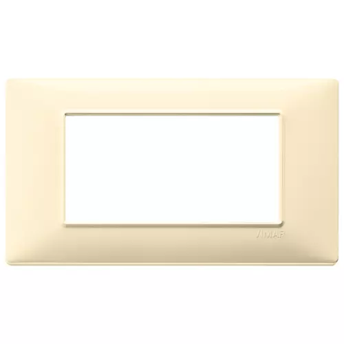 Vimar - 14654.04 - Plate 4M techn. cream