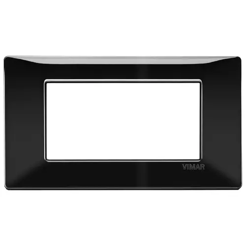 Vimar - 14654.05 - Plate 4M techn. black