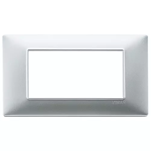 Vimar - 14654.20 - Placca 4M argento opaco