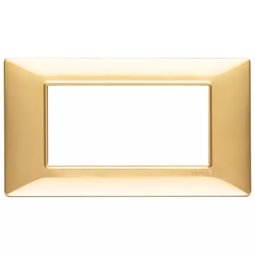 Vimar - 14654.24 - Plate 4M techn. polished gold