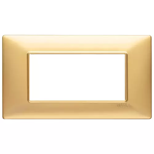 Vimar - 14654.25 - Placca 4M oro opaco