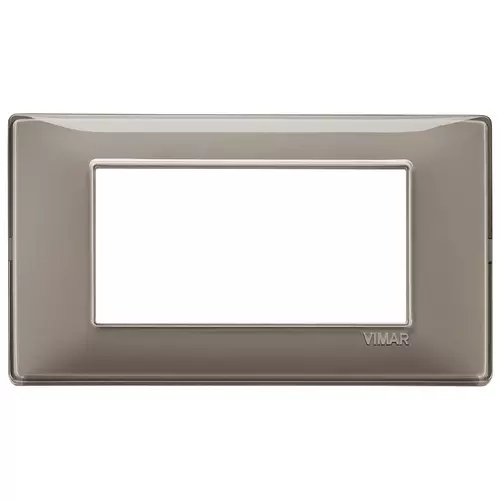 Vimar - 14654.40 - Plaque 4M Reflex cendre