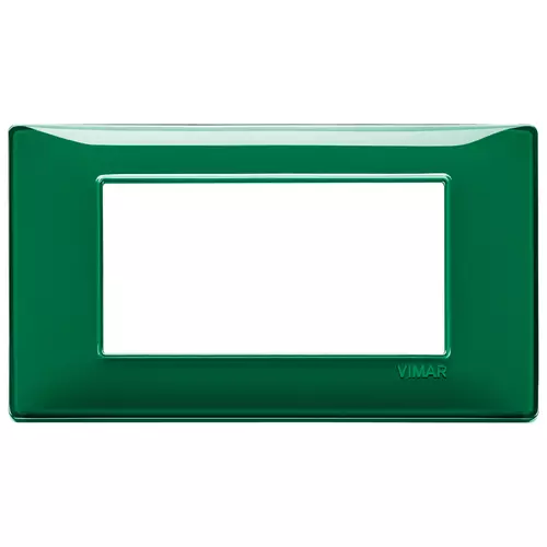 Vimar - 14654.47 - Plate 4M Reflex emerald