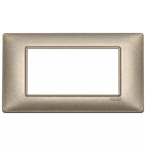 Vimar - 14654.70 - Abdeckrahmen 4M Metall bronze-metallic