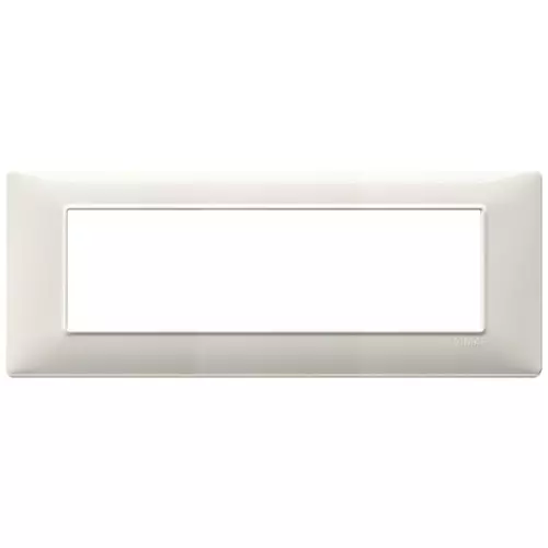 Vimar - 14657.06 - Plaque 7M techn. blanc granit