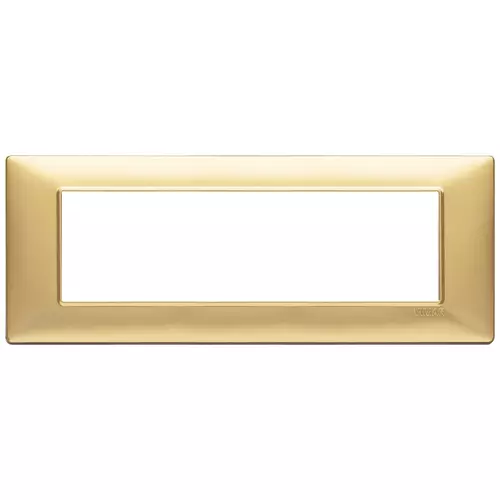 Vimar - 14657.25 - Plate 7M techn. matt gold