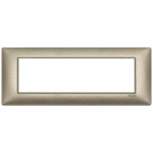 Vimar - 14657.70 - Plate 7M metal metallized bronze