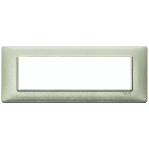 Vimar - 14657.72 - Plate 7M metal metallized green