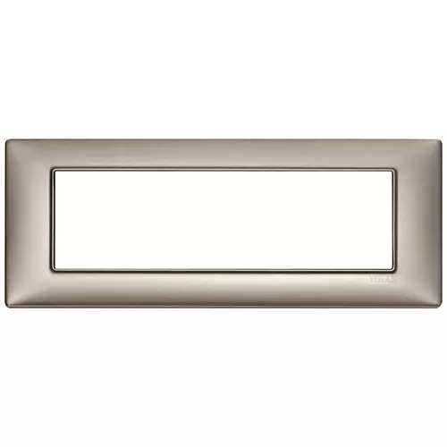 Vimar - 14657.74 - Plate 7M metal pearl nickel