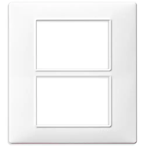 Vimar - 14659.01 - Placa 6M(3+3) tecn.blanco