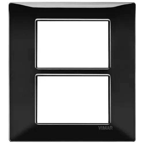 Vimar - 14659.05 - Plate 6(3+3)M techn. black