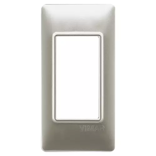 Vimar - 14666.21 - Plaque 1Mhuiss. techn.nickel mat