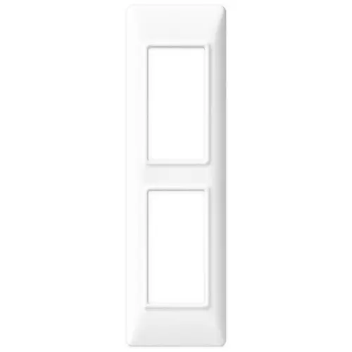 Vimar - 14667.01 - Plaque 2Mhuiss. techn.blanc