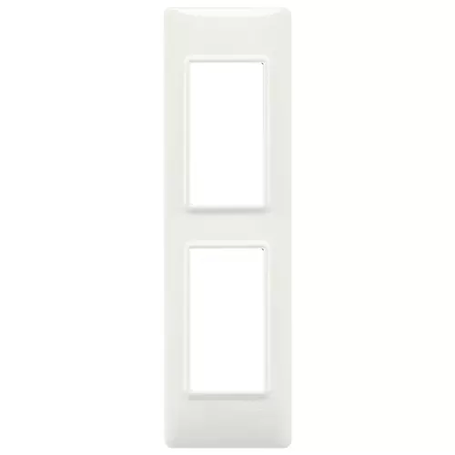 Vimar - 14667.02 - Plate 2Mpan techn. ivory