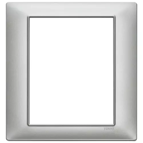 Vimar - 14668.20 - Plate 8M techn. matt silver