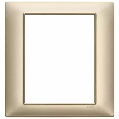 Vimar - 14668.22 - Plaque 8M techn. champagne mat