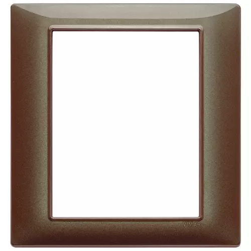 Vimar - 14668.23 - Plate 8M techn. iridescent brown