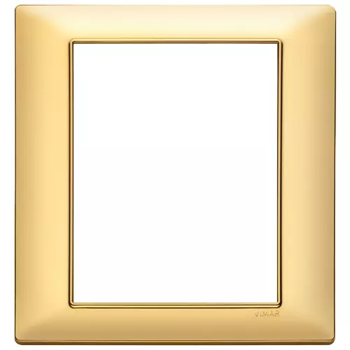 Vimar - 14668.25 - Plate 8M techn. matt gold