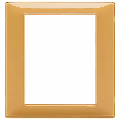 Vimar - 14668.43 - Plate 8M Reflex amber