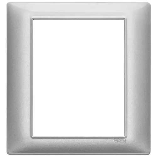Vimar - 14668.71 - Plate 8M techno Silver