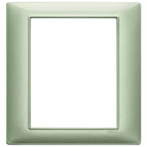 Vimar - 14668.72 - Plate 8M techn. metallized green