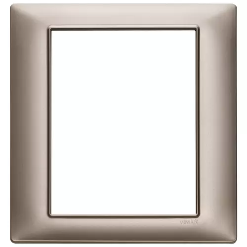 Vimar - 14668.74 - Plate 8M techn. pearl nickel