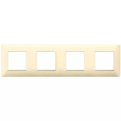 Vimar - 14669.04 - Plate 8M (2+2+2+2) 71mm cream