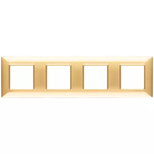 Vimar - 14669.24 - Plate 8M (2+2+2+2) 71mm polished gold