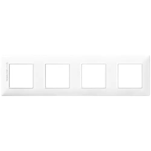 Vimar - 14669.AB.01 - Plaque 8M(2+2+2+2)71techn.antibact.blanc