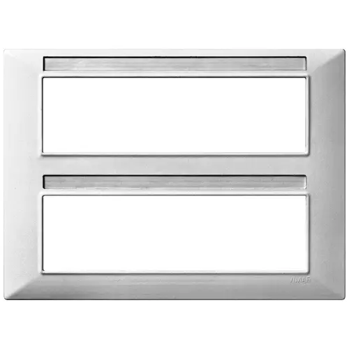 Vimar - 14690.27 - Plaque 14M techno Silver