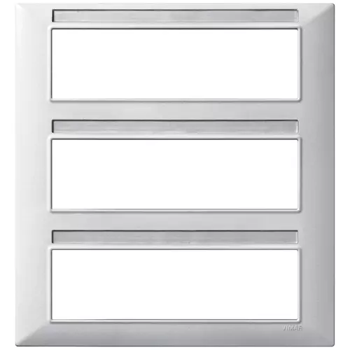 Vimar - 14691.27 - Plate 21M techno Silver