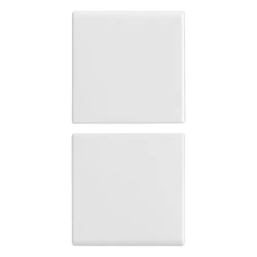 Vimar - 14751.0 - 2 half buttons 1M fixed white